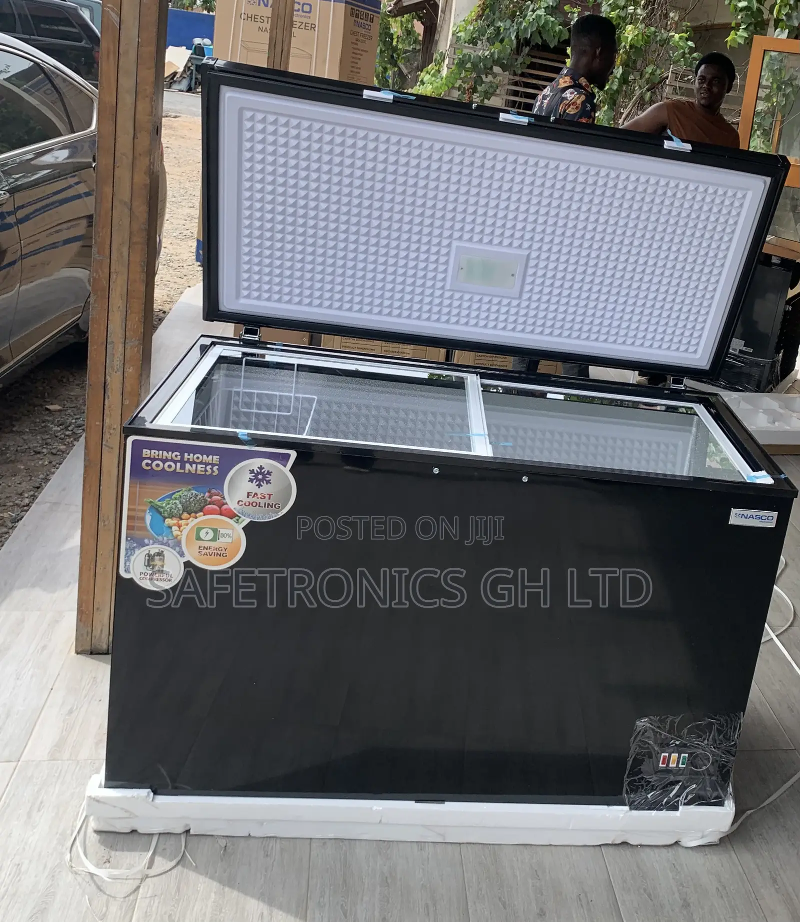 Get Ultra New Nasco 400l Black Chest Freezer (Nas-475fl-B)