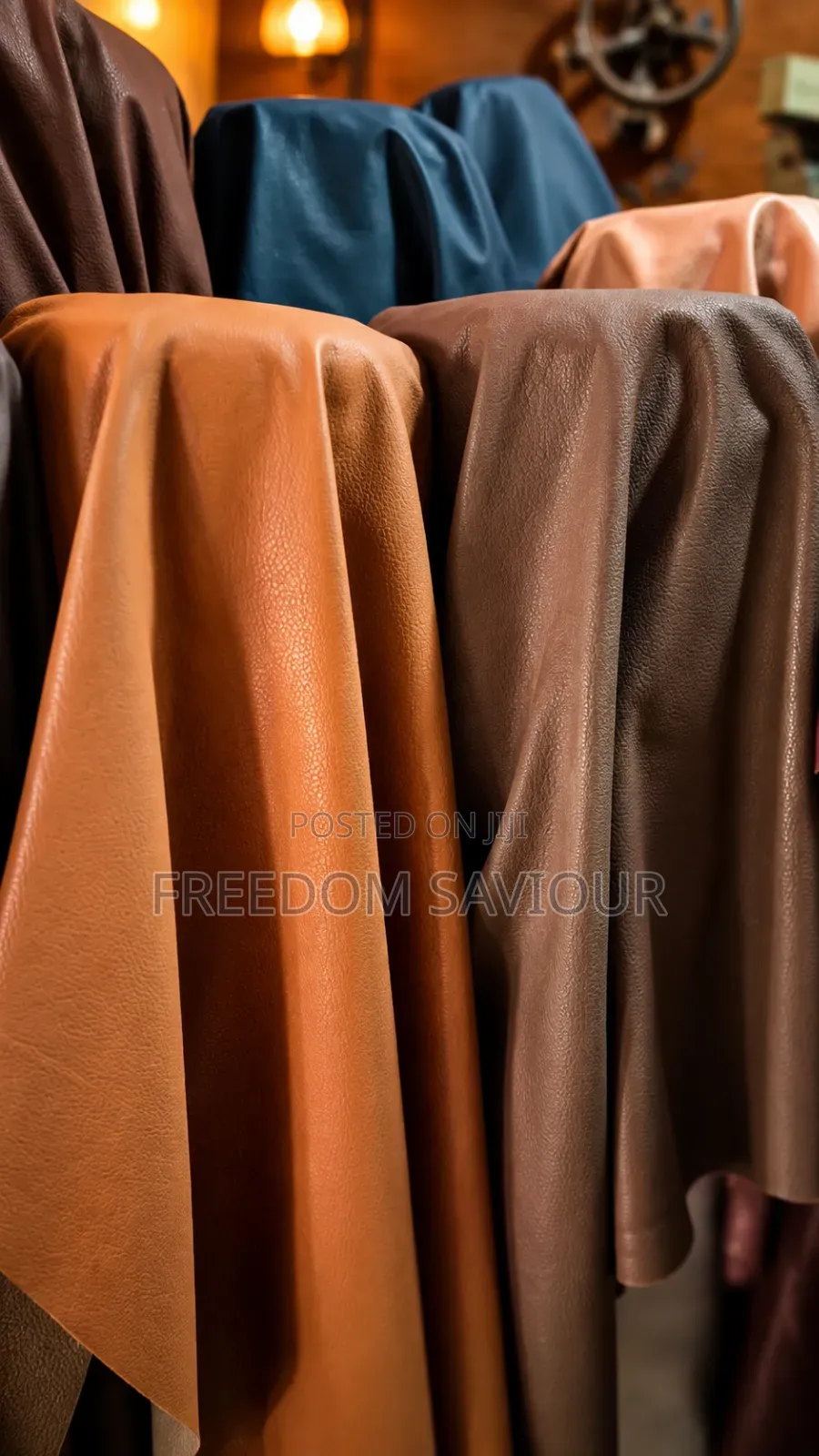 Premium Leather Upholstery Fabric Collection