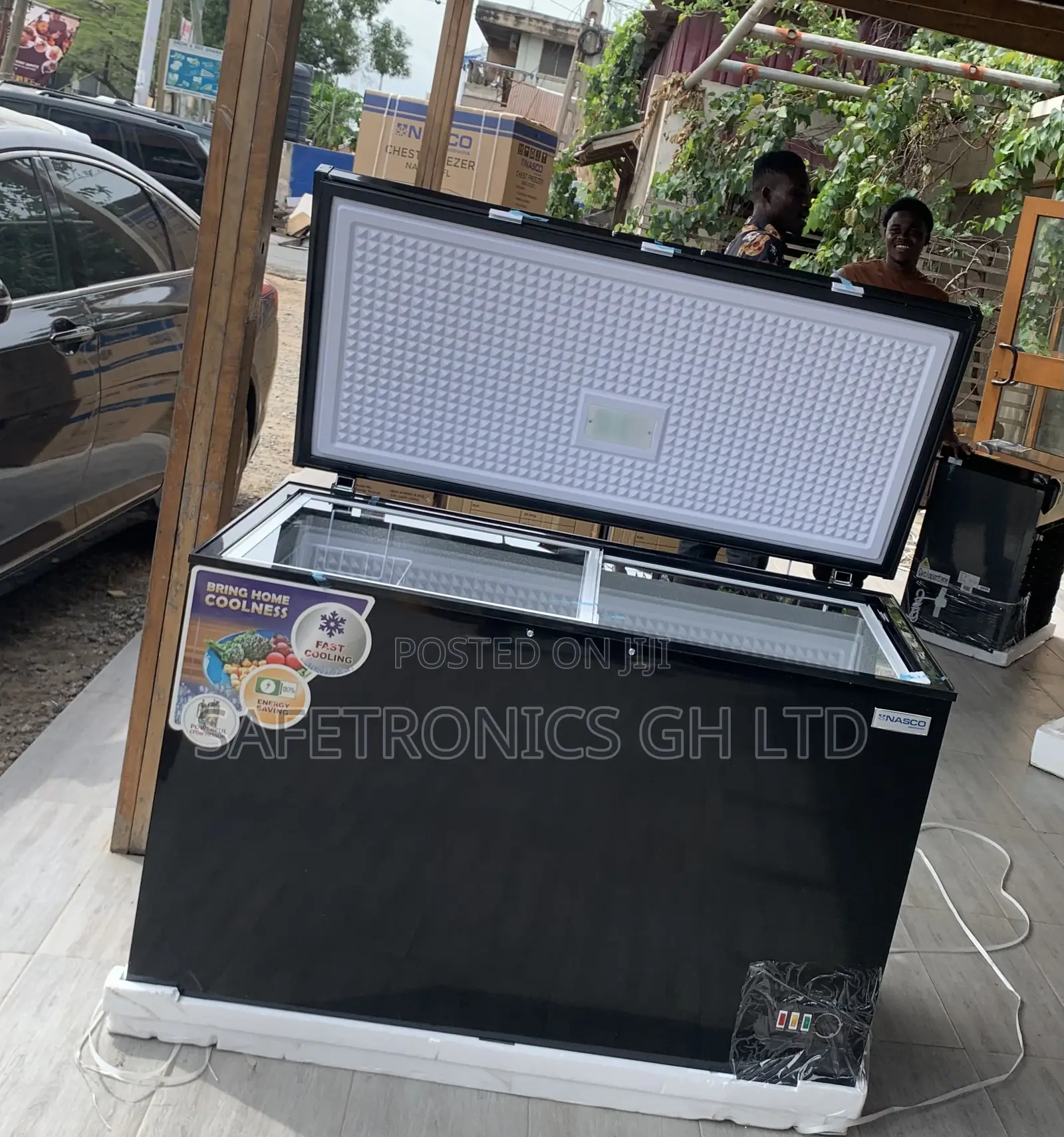Just Purchase Nasco 400l Black Chest Freezer (Nas-475fl-B)