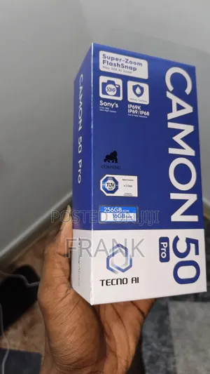 New Tecno Camon 50 Pro 256 GB Gray