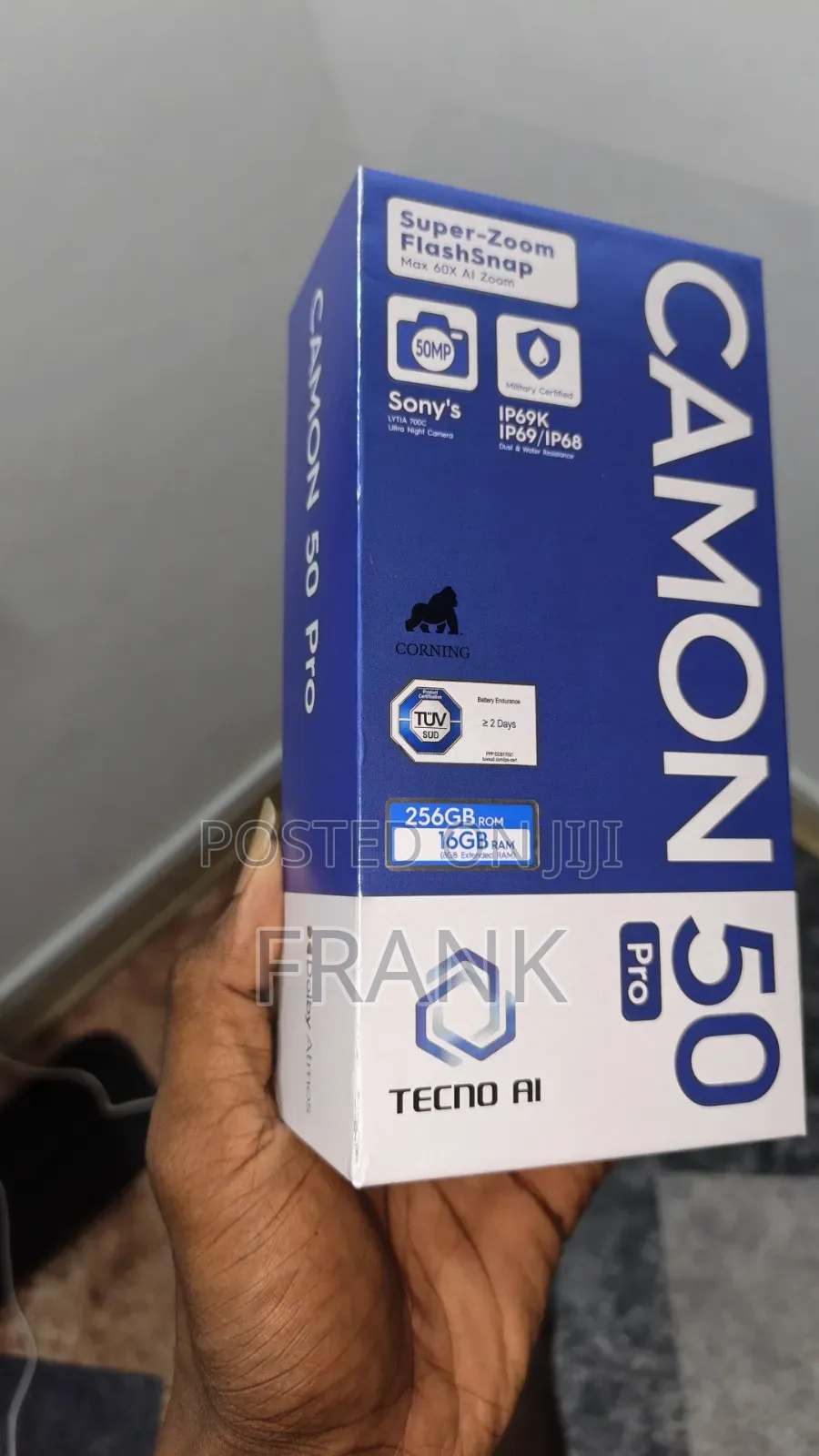 New Tecno Camon 50 Pro 256 GB Gray