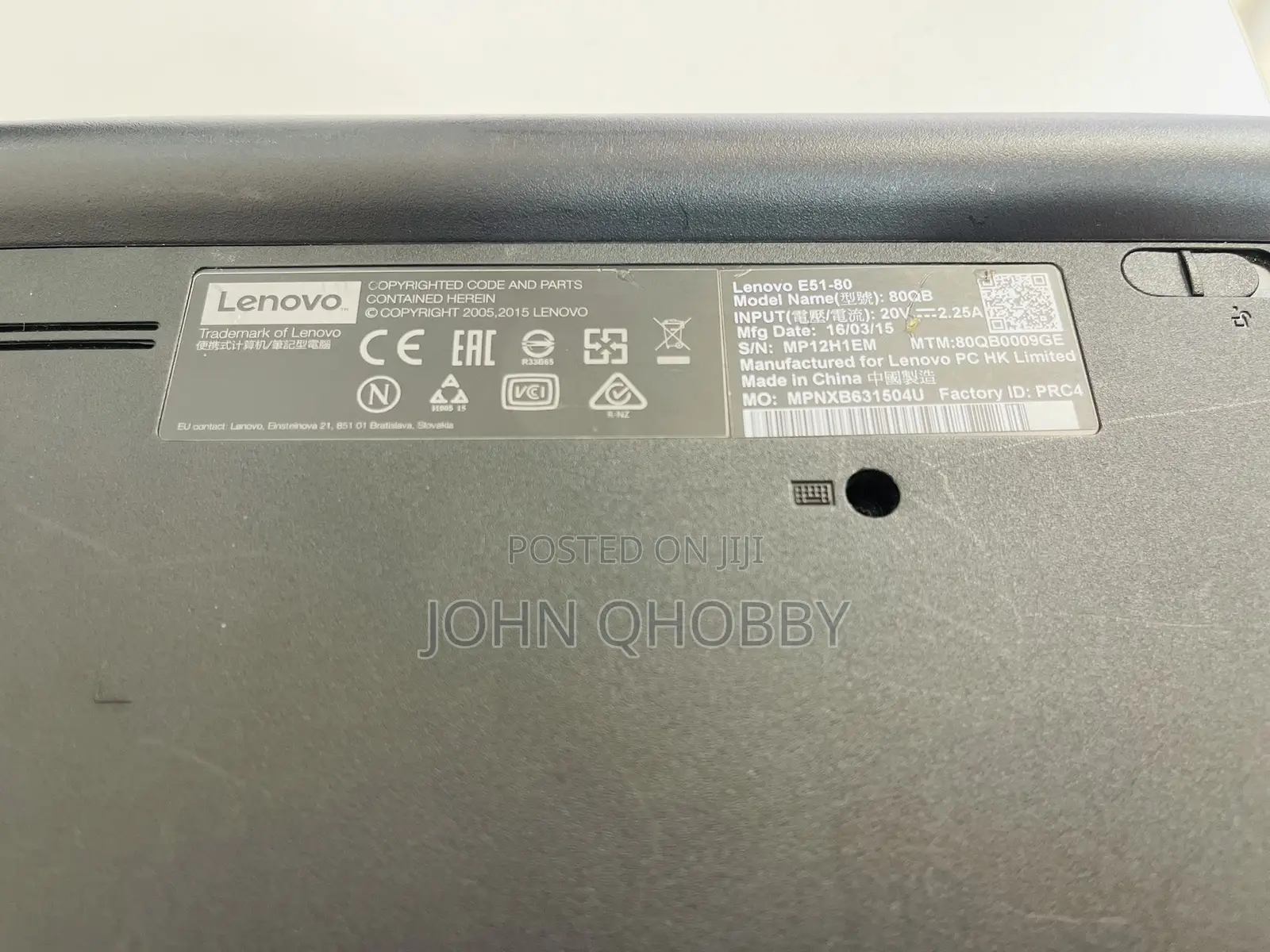 Laptop Lenovo ThinkPad E531 8GB Intel Core i5 HDD 320GB