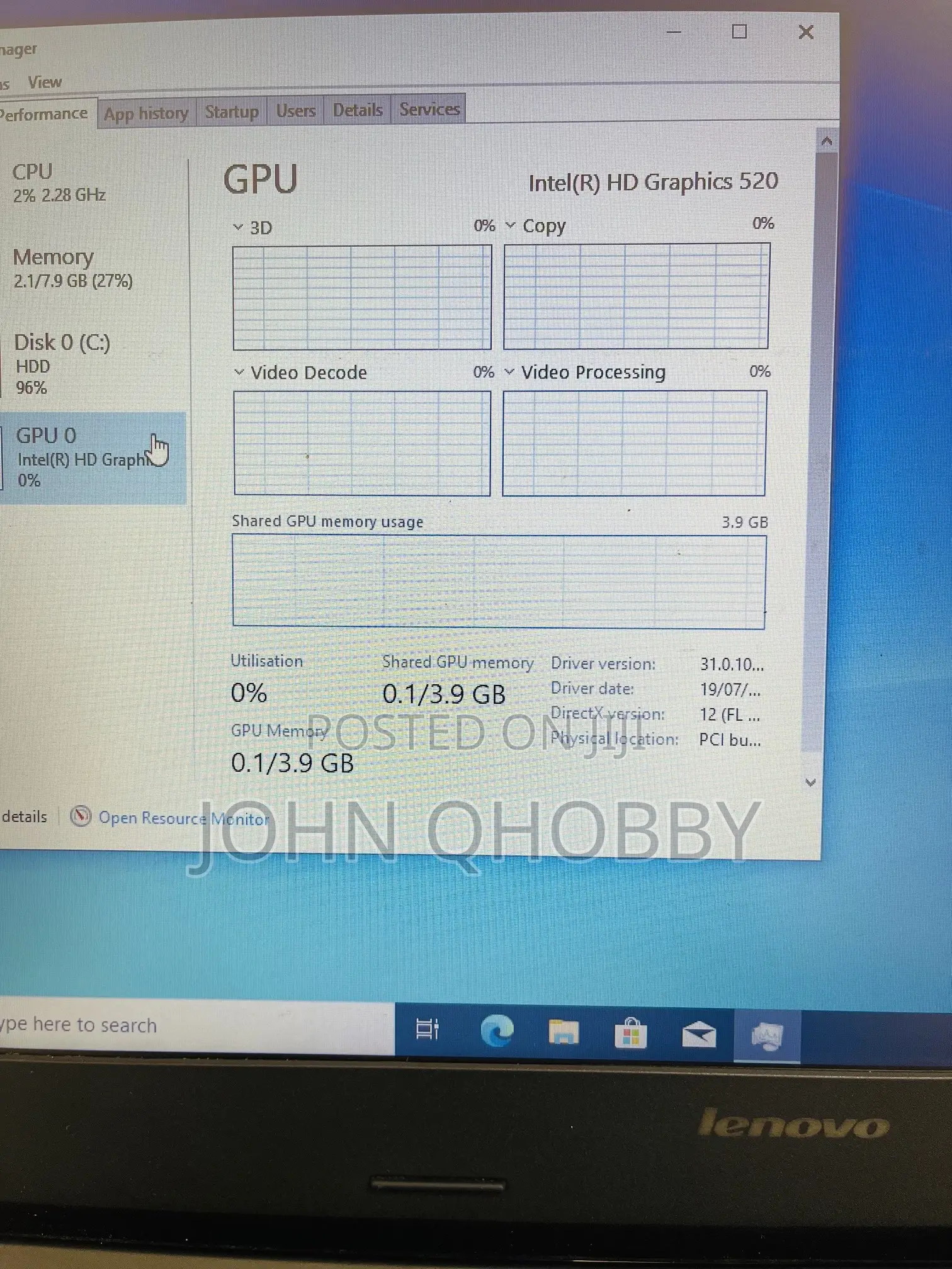 Laptop Lenovo ThinkPad E531 8GB Intel Core i5 HDD 320GB