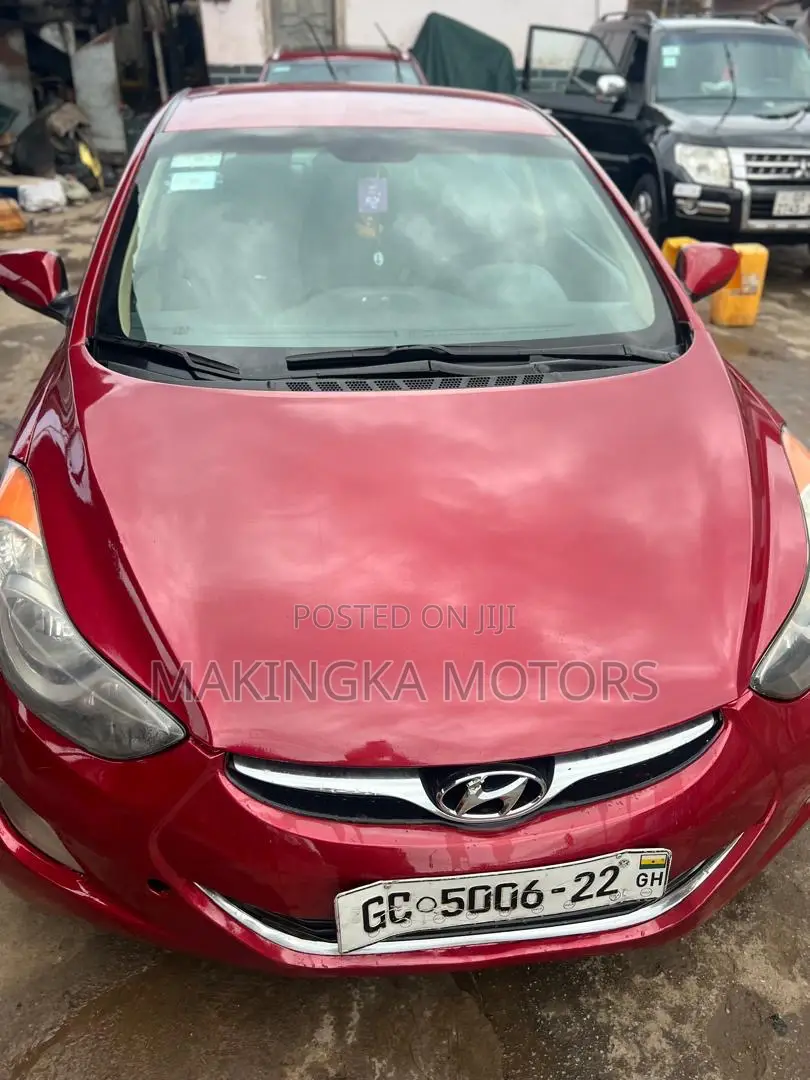 Hyundai Elantra GLS Sedan FWD (1.8L 4cyl 6M) 2013 Red