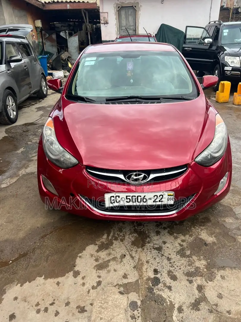 Hyundai Elantra GLS Sedan FWD (1.8L 4cyl 6M) 2013 Red