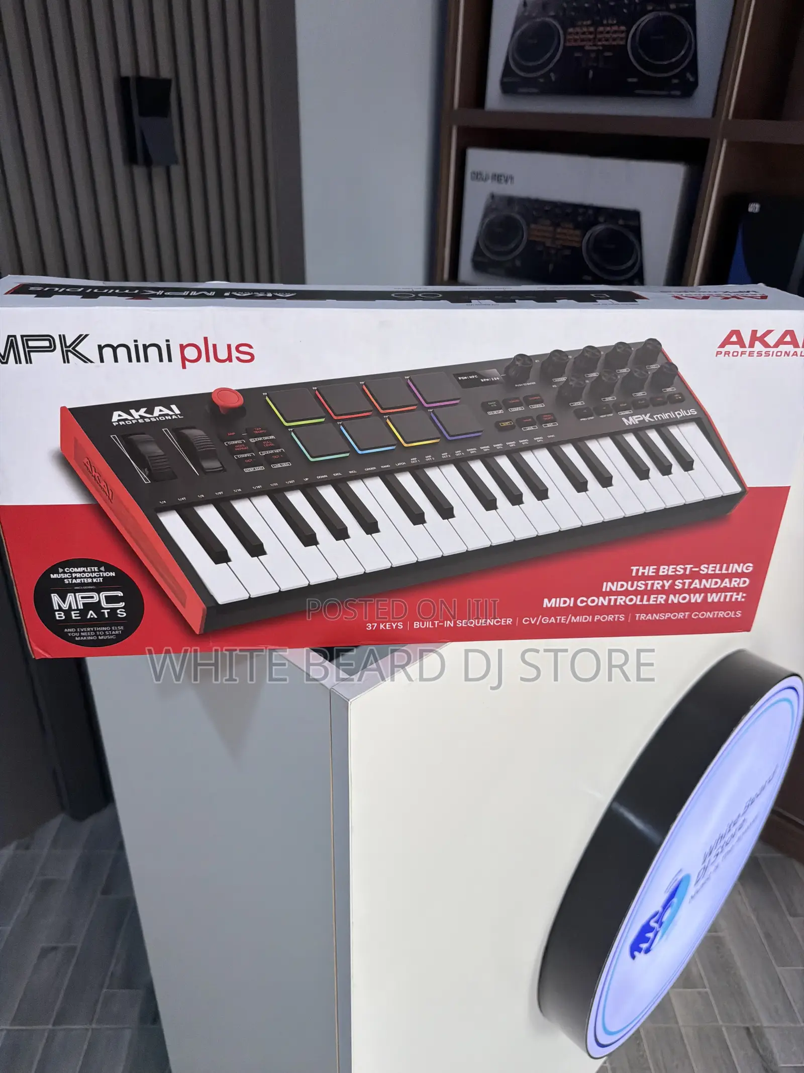 Akai Professional MPK Mini Plus 37-Key Midi Controller