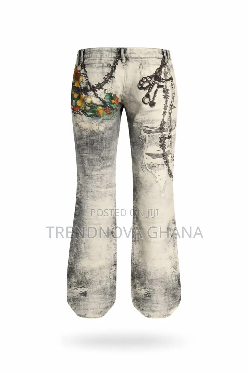 Smoke and Chain Jean