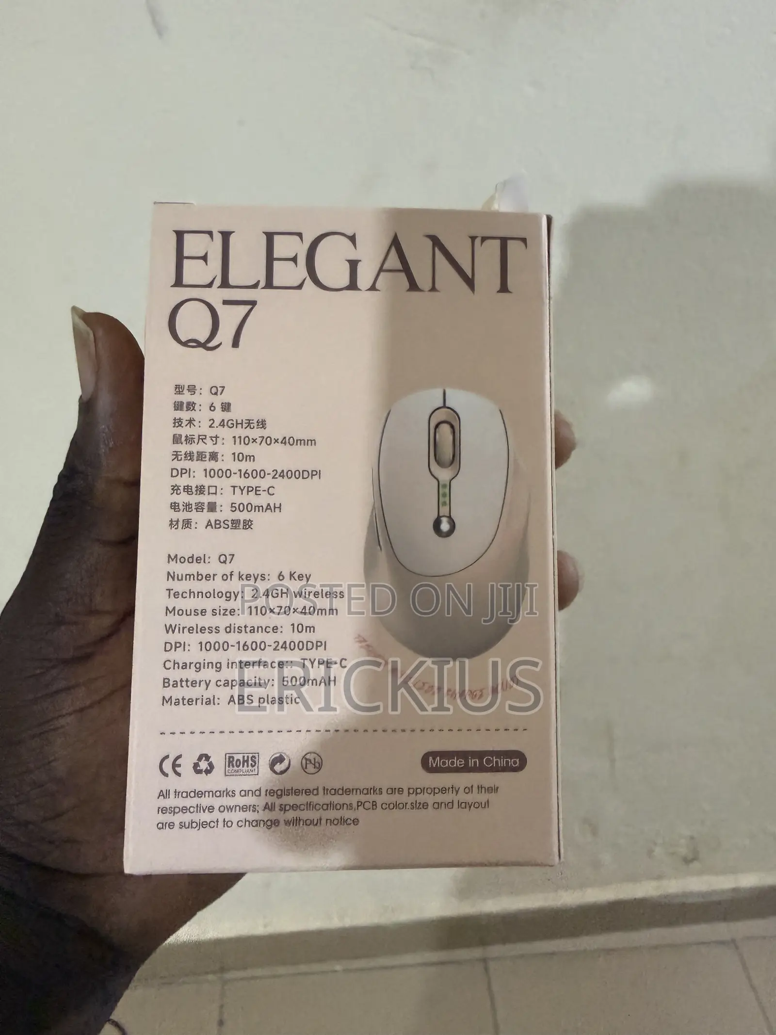 Original Twolf Mouse Bluetooth and Wireless Feature( Dual Mode)