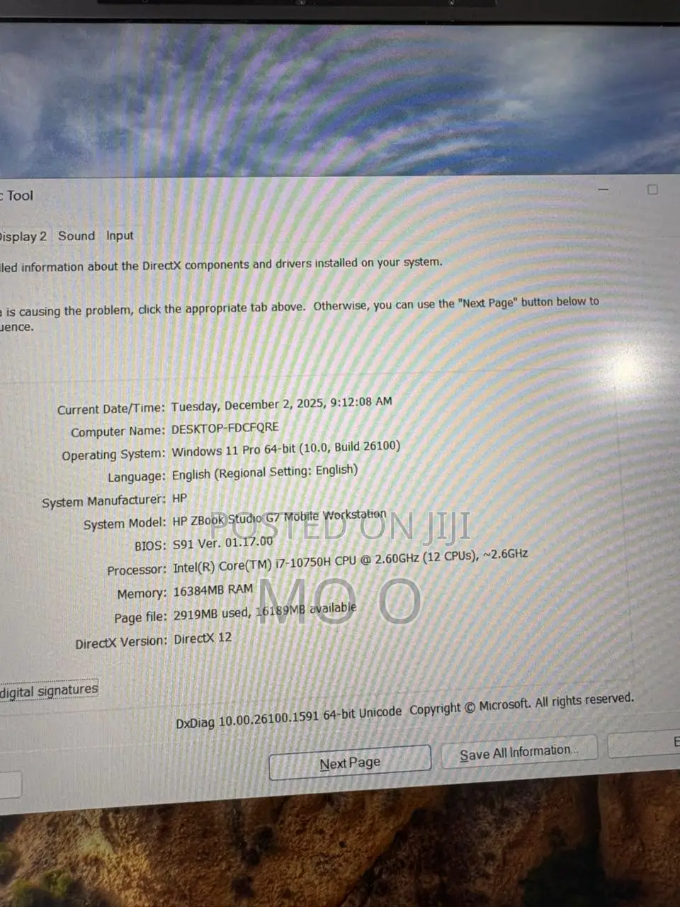 Laptop HP Zbook Studio G7 16GB Intel Core i7 SSD 512GB