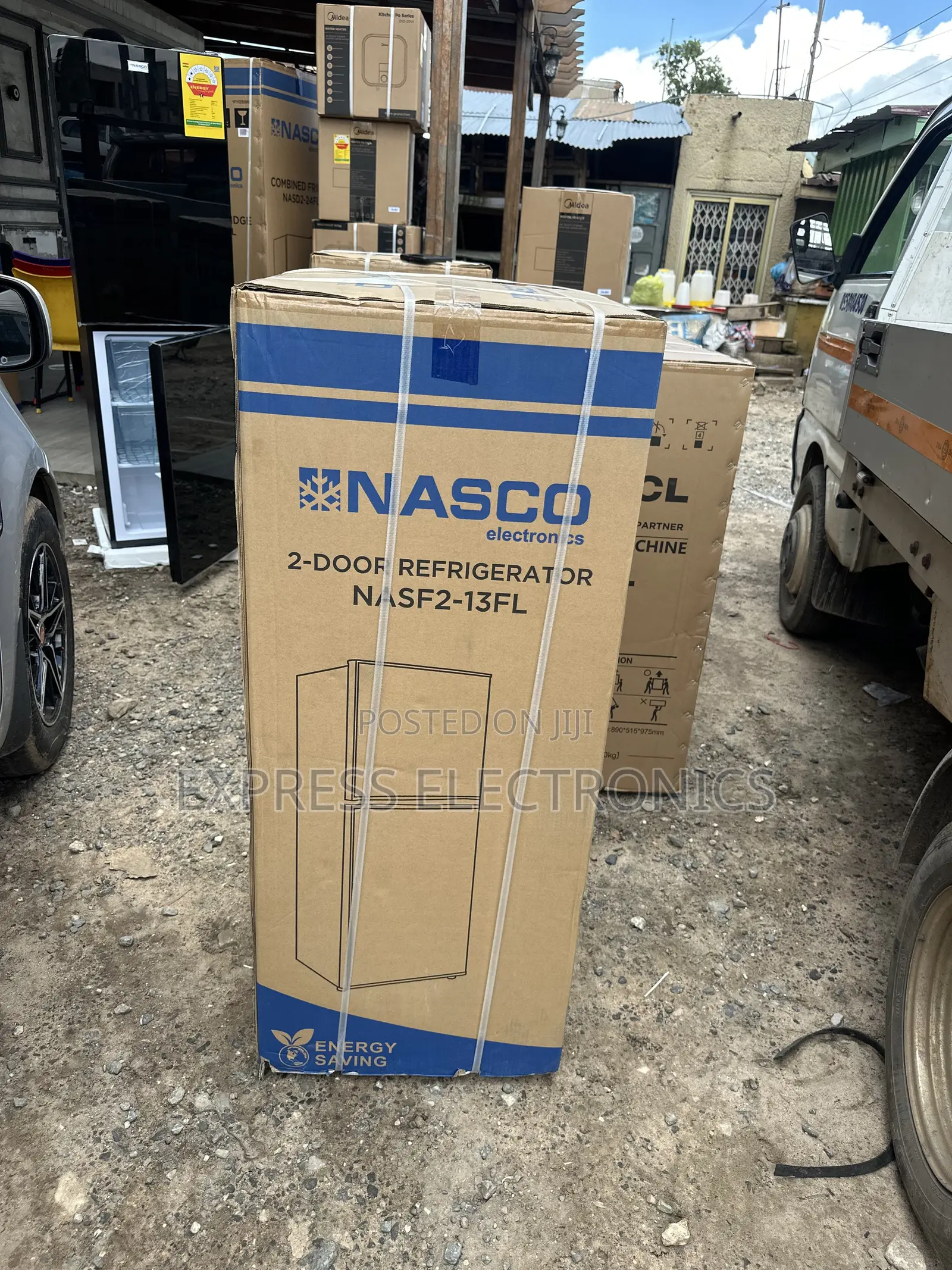Zealous Sleek Double Door Fridge Nasf2-13fl Nasco