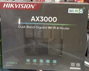 Hikvision Ax3000 Dual-Band Gigabit Wifi 6 Router Ds-3wr30x
