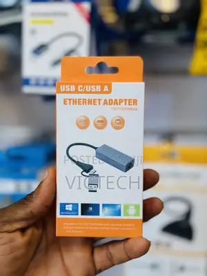 2-in-1 Usb-C and Usb-a to Ethernet Adapter