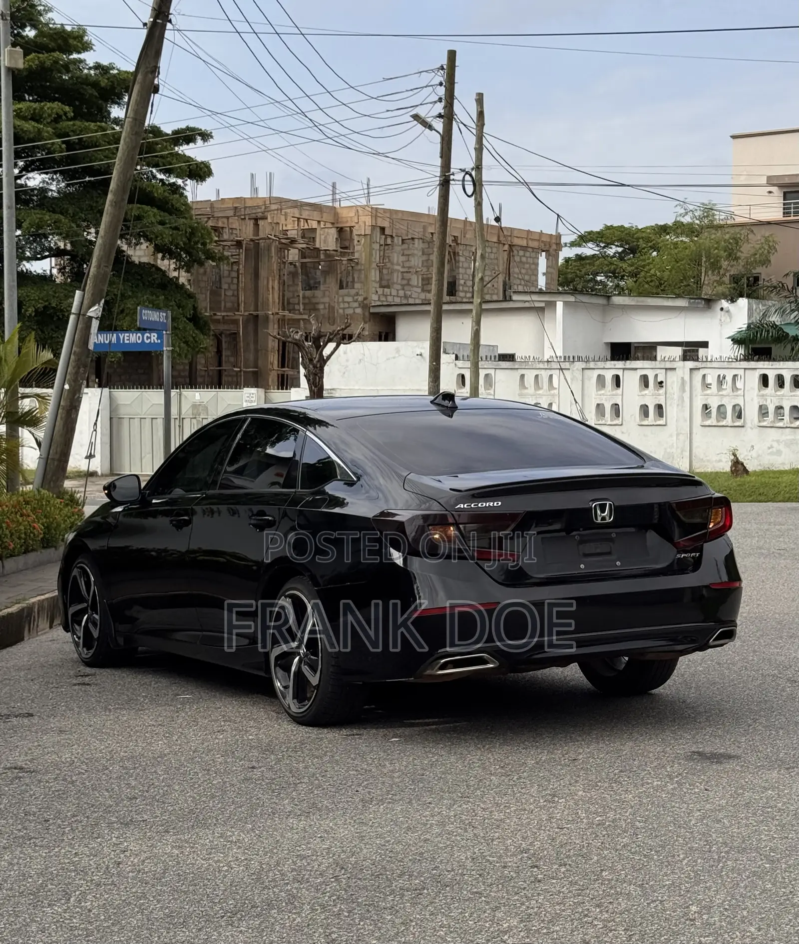 Honda Accord Sport (1.5L 4cyl Turbo CVT) 2019 Black