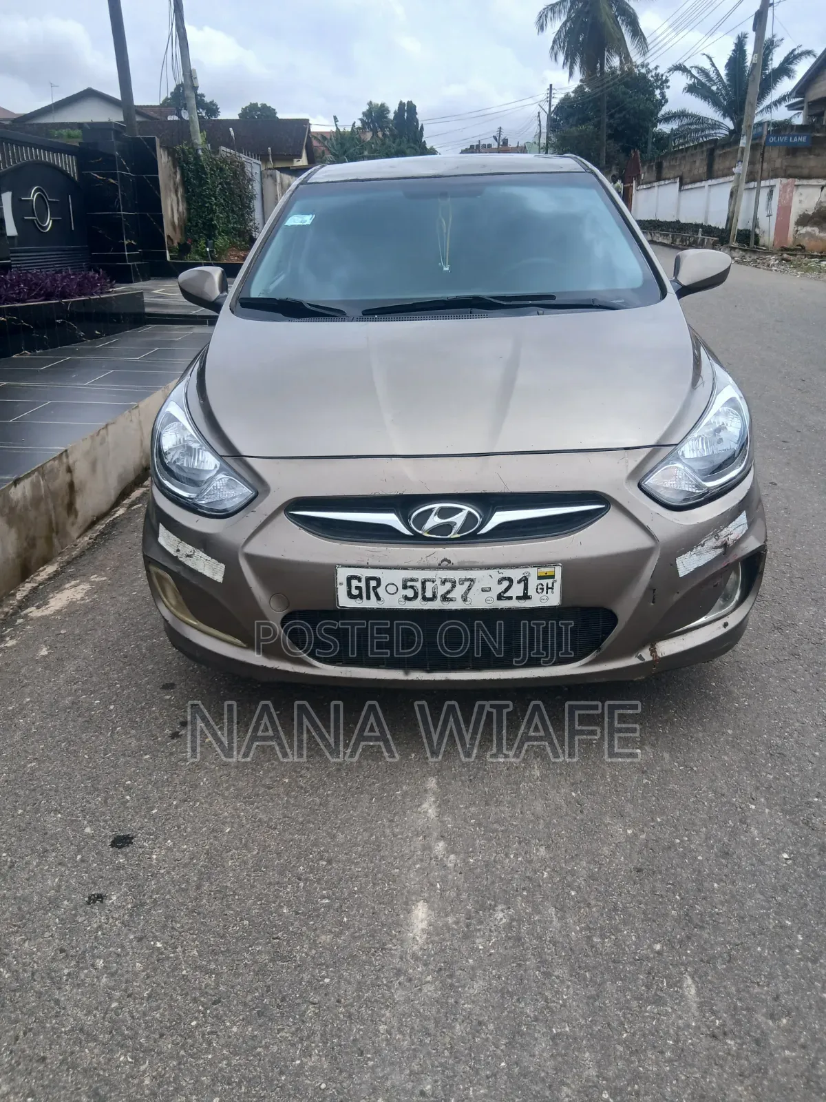 Hyundai Accent 2015 Brown