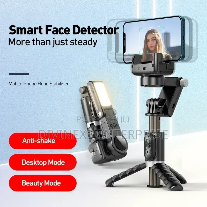 Q18 360° Ai Smart Gimbal With Led Fill Light