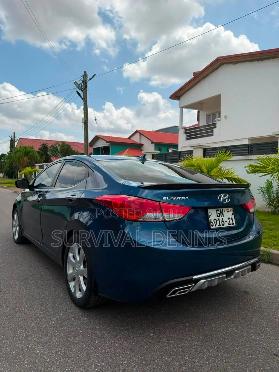Hyundai Elantra 2013 Blue
