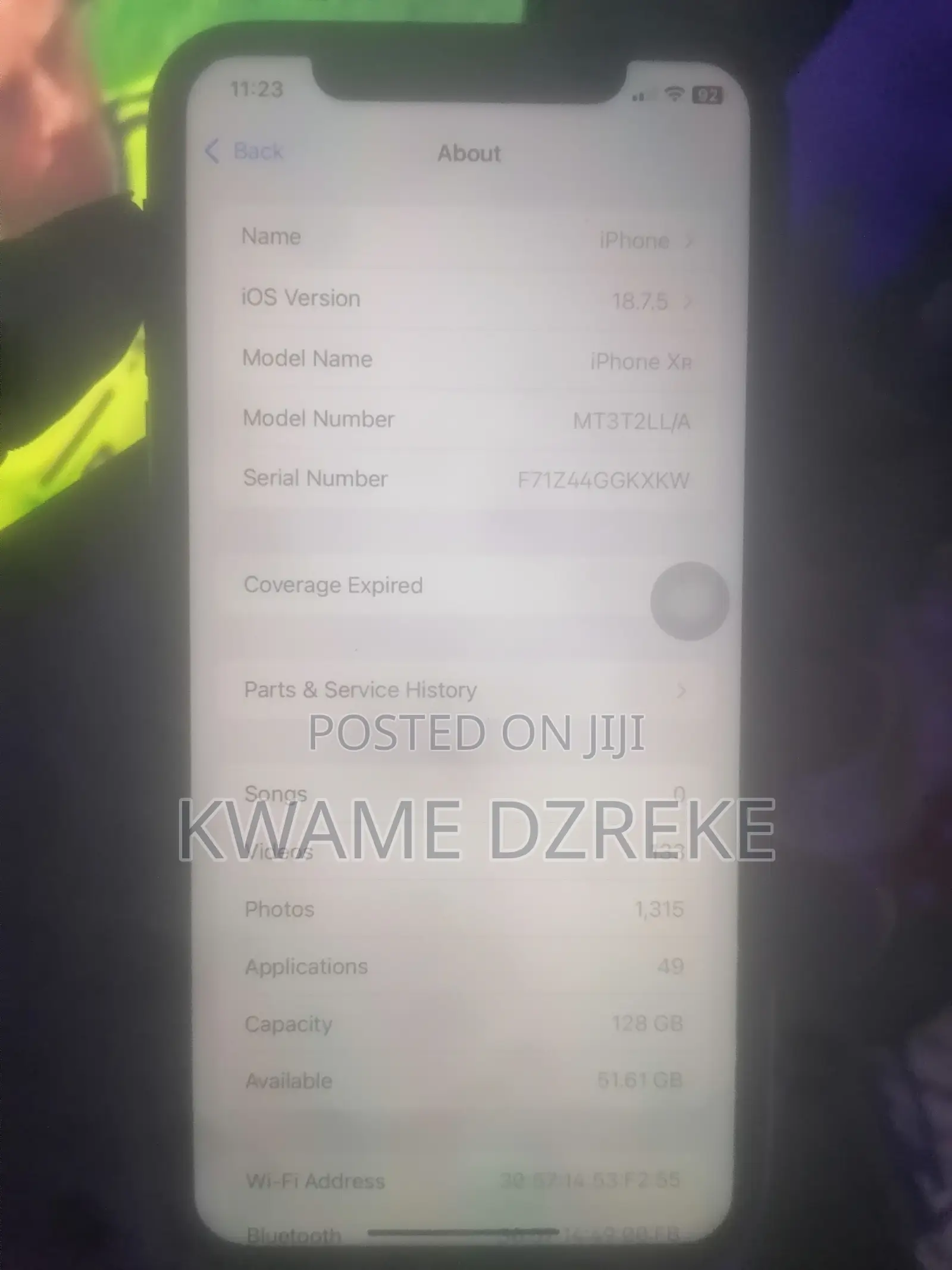 Apple iPhone XR 128 GB Black
