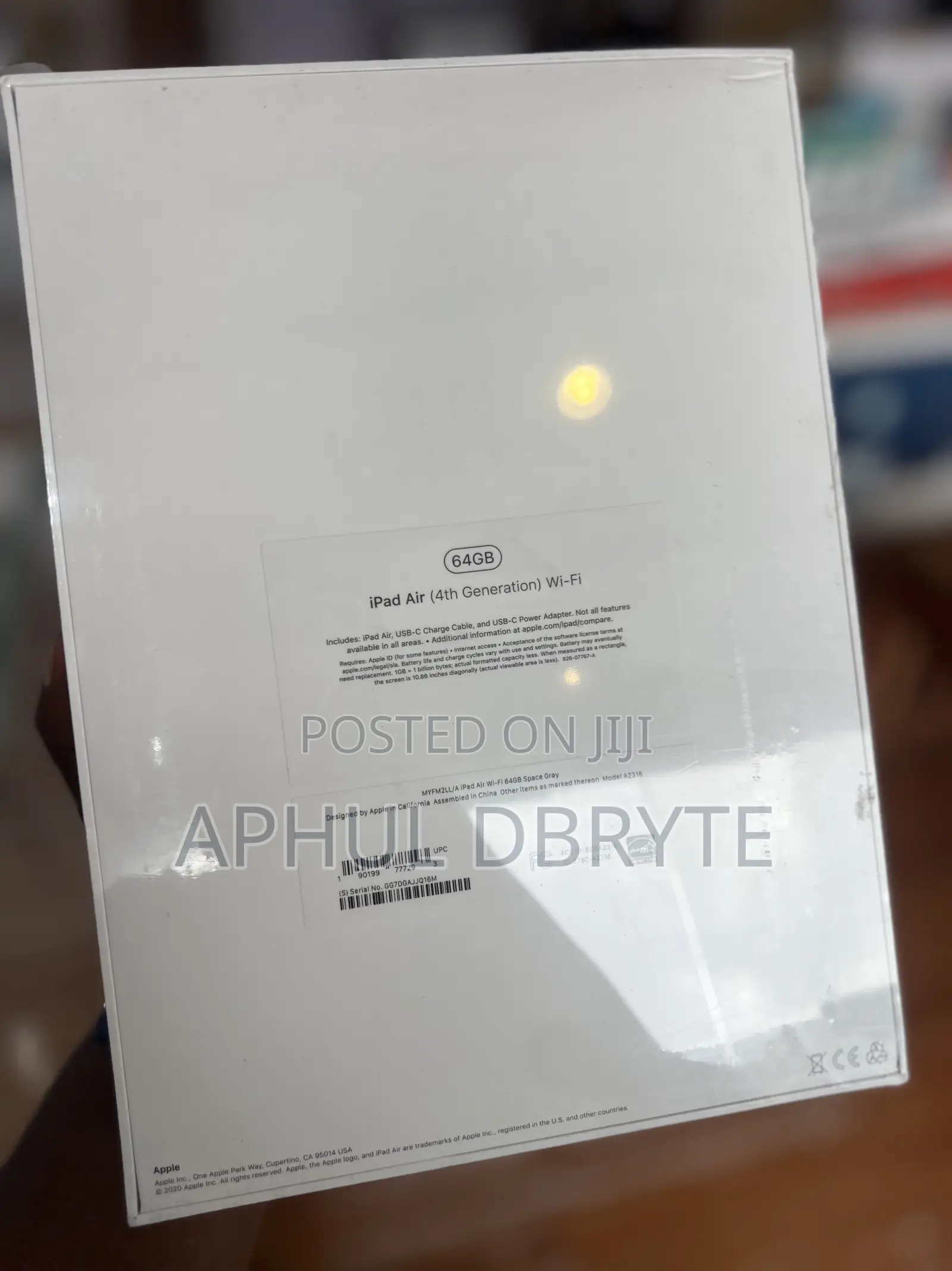 New Apple iPad Air (2020) Wi-Fi 64 GB Gray