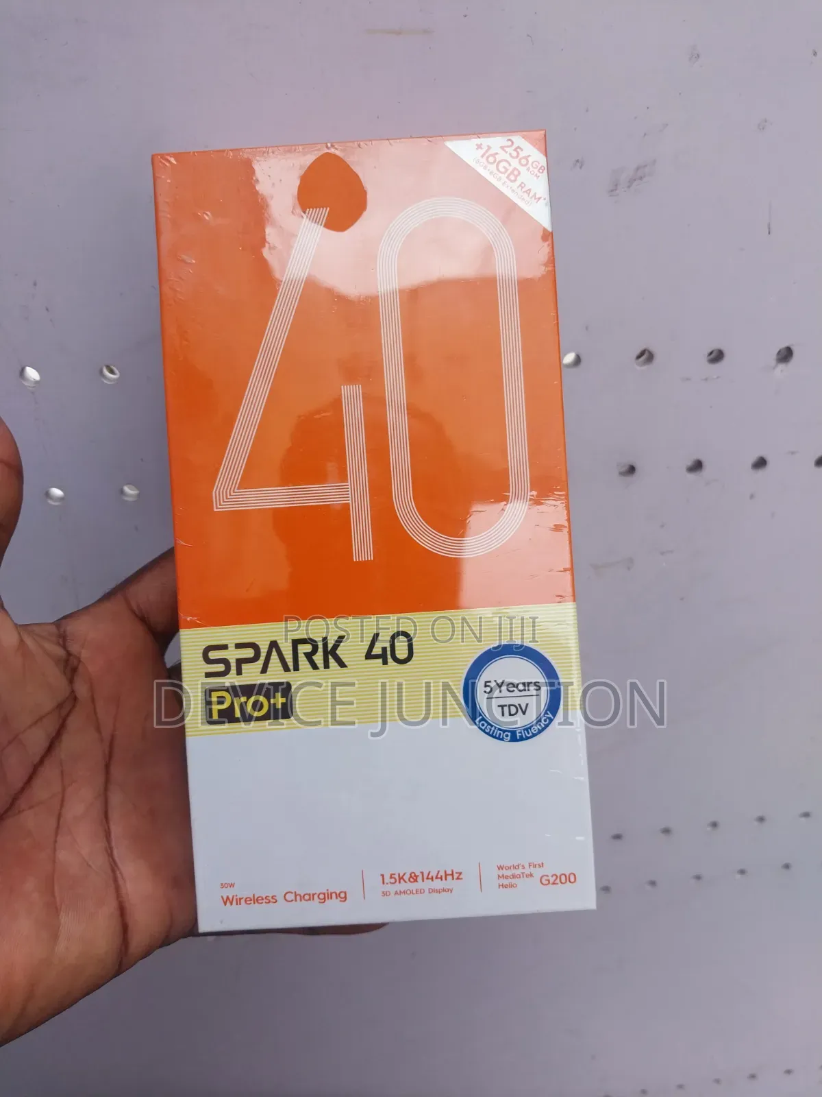 New Tecno Spark 40 Pro+ 256 GB Black