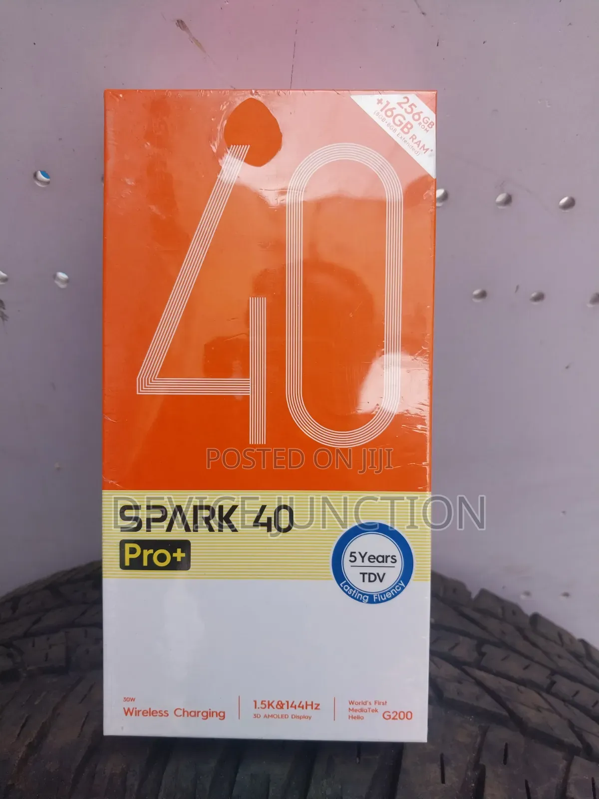 New Tecno Spark 40 Pro+ 256 GB Black