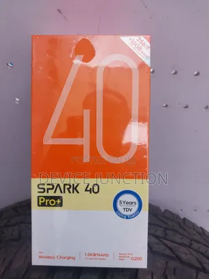 New Tecno Spark 40 Pro+ 256 GB Black