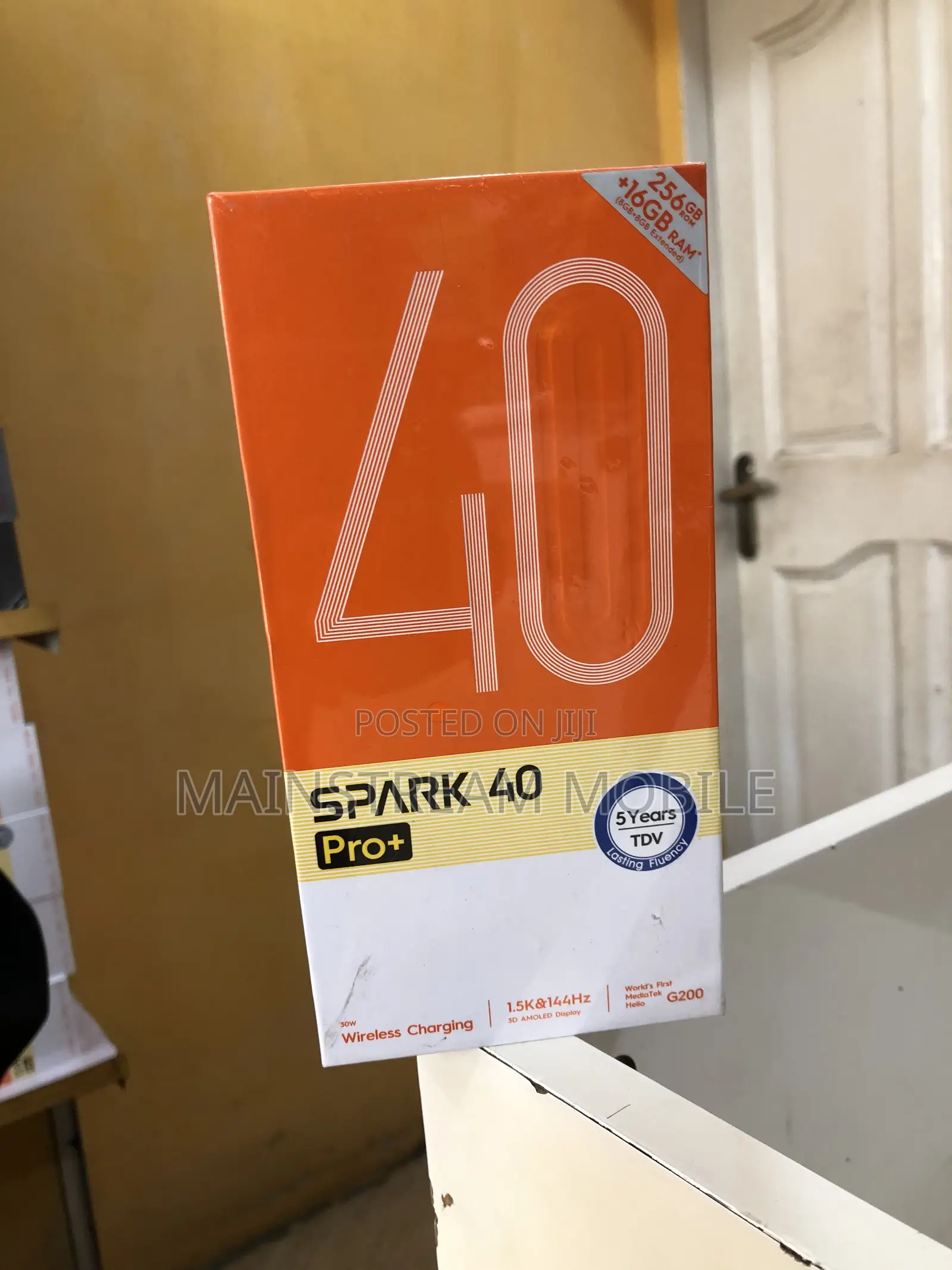 New Tecno Spark 40 Pro+ 256 GB Black