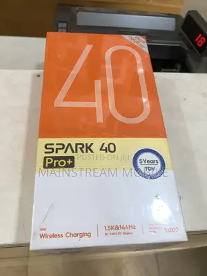 New Tecno Spark 40 Pro+ 256 GB Black