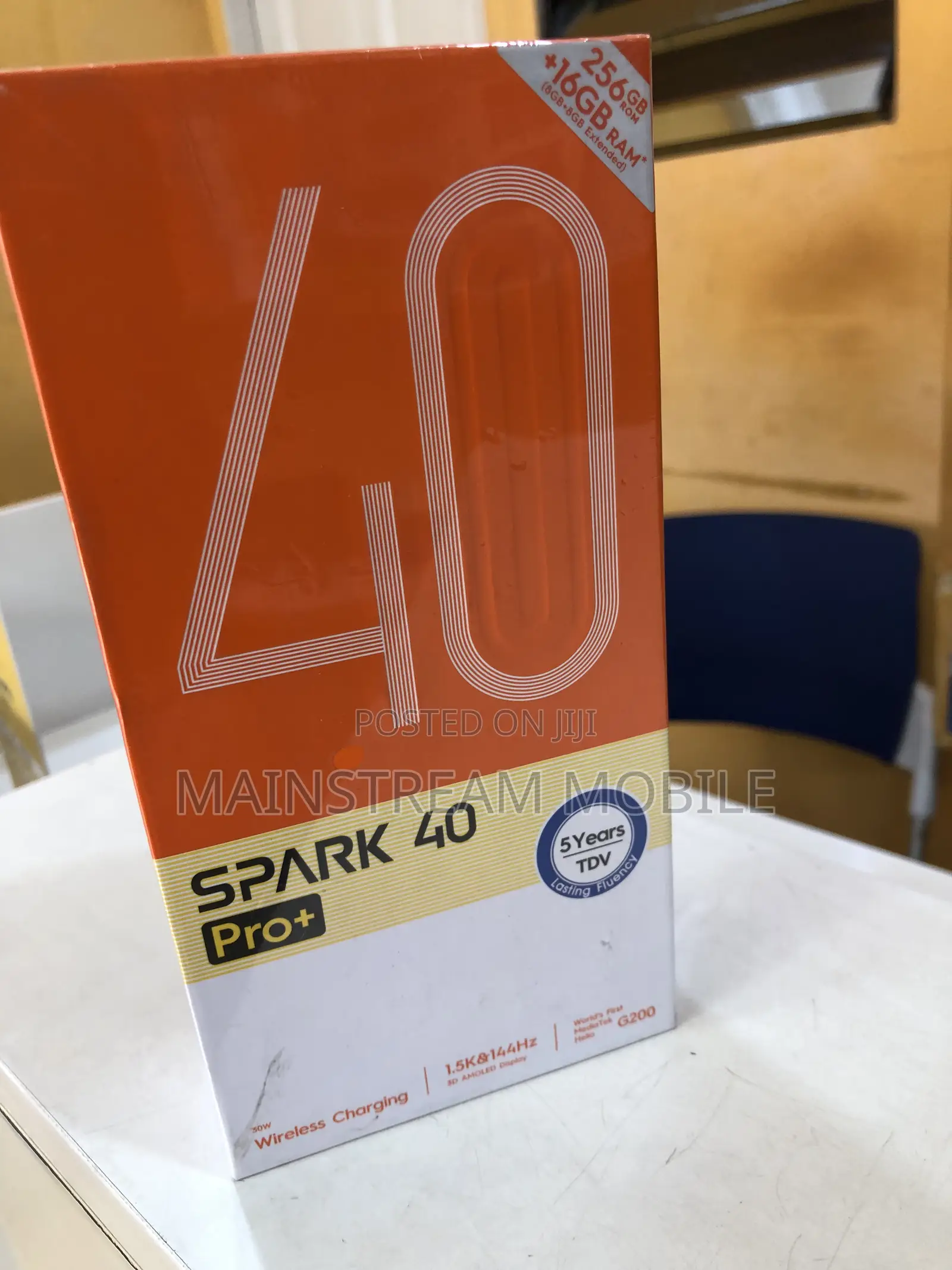 New Tecno Spark 40 Pro+ 256 GB Black