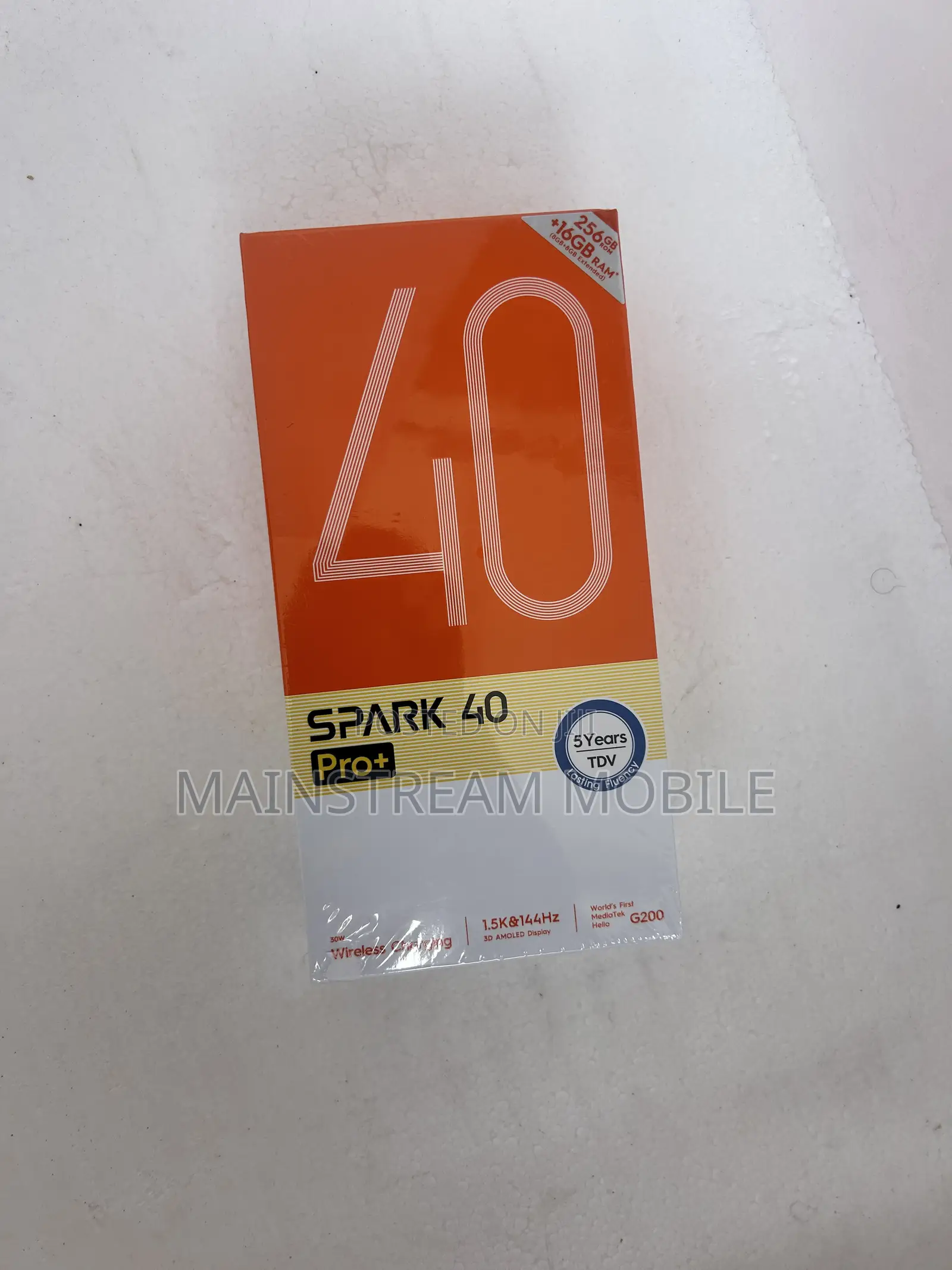 New Tecno Spark 40 Pro+ 256 GB Black