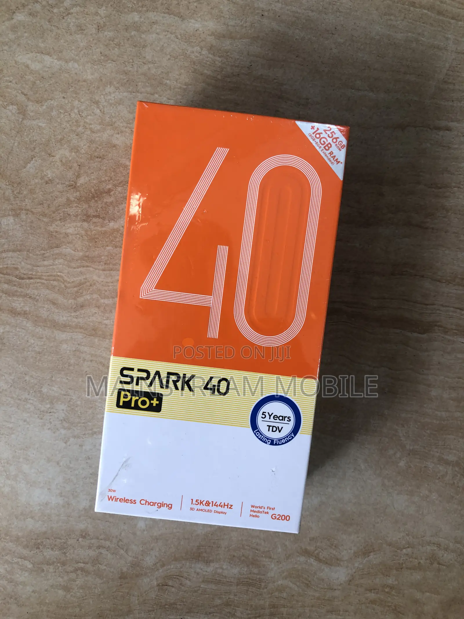 New Tecno Spark 40 Pro+ 256 GB Black