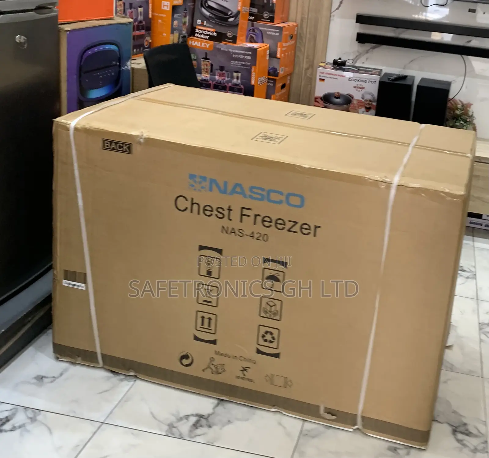 Exclusive Best Nasco 380ltrs Chest Freezer- Nas-420
