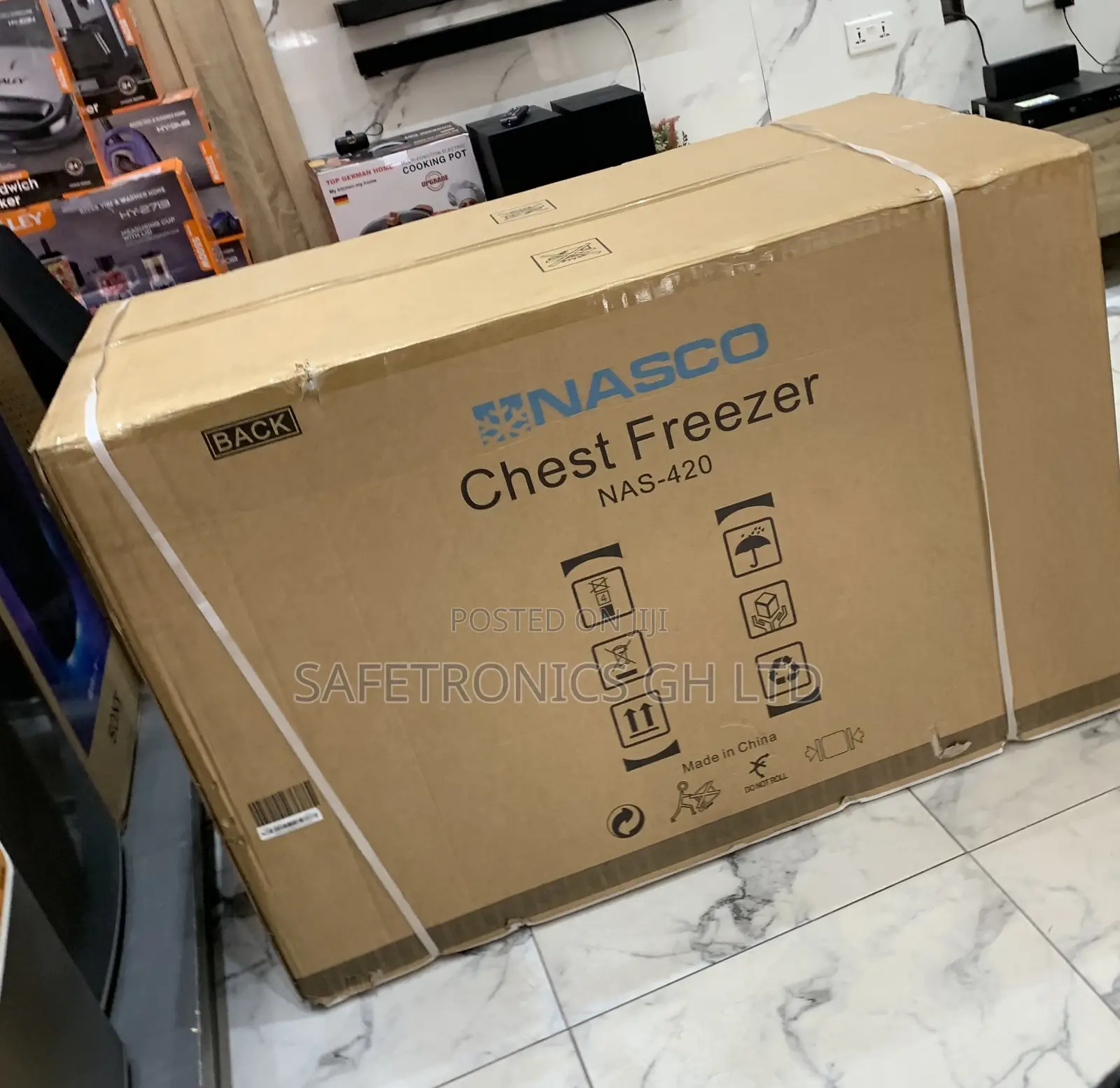 Kindly Get Nasco 380ltrs Chest Freezer- Nas-420
