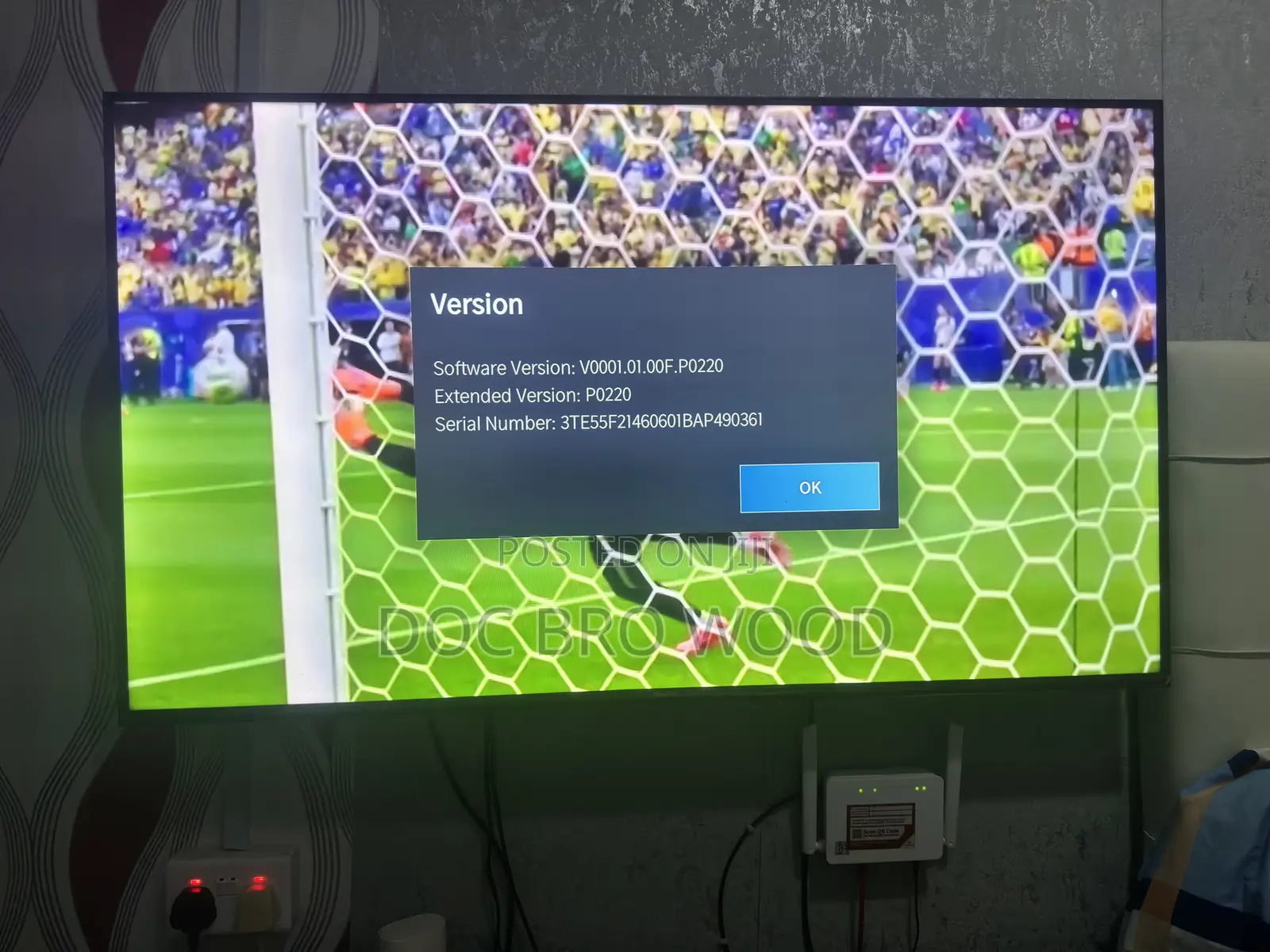 55 Inches Hisense Tv Foreign Used