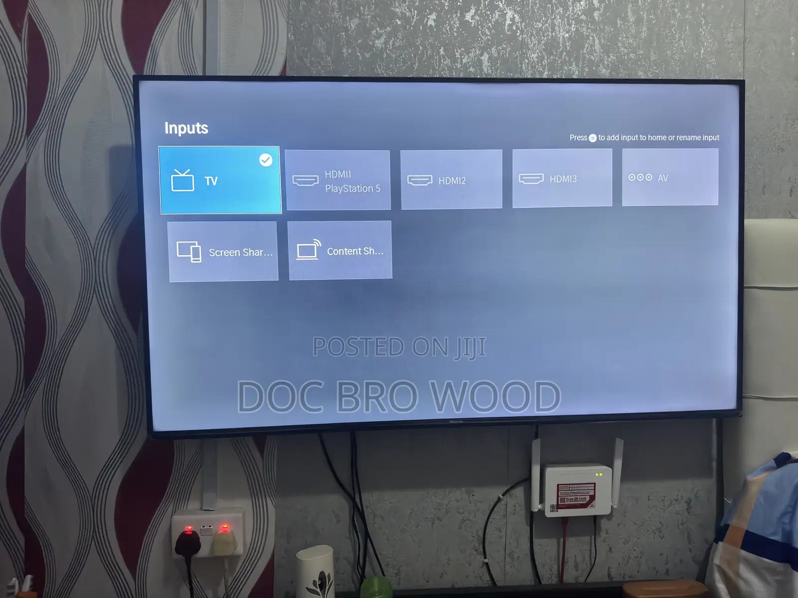 55 Inches Hisense Tv Foreign Used