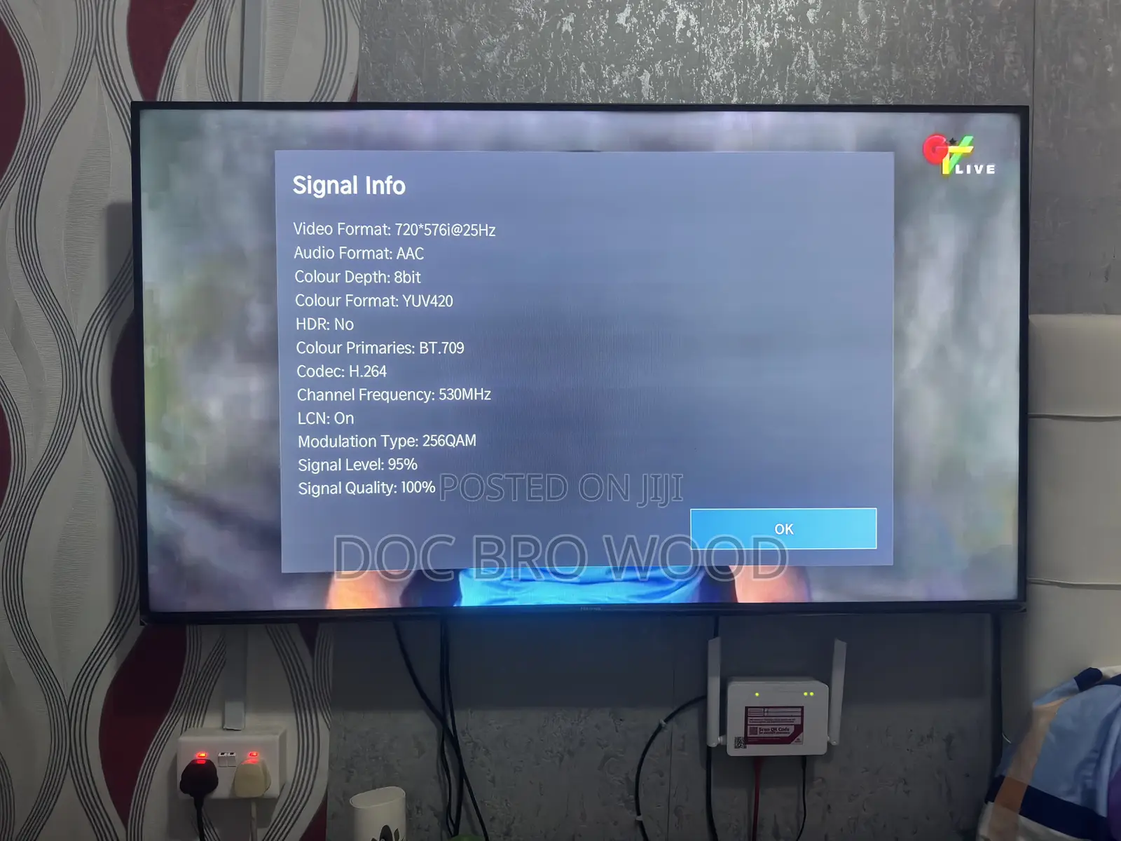 55 Inches Hisense Tv Foreign Used