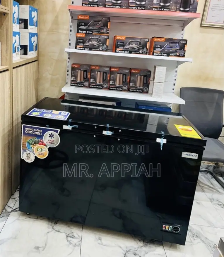 Buy Nasco Nas475fl Single Door Chest Freezer(Black)400liters