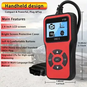 Usb-Powered Obd2 Car Scanner V100