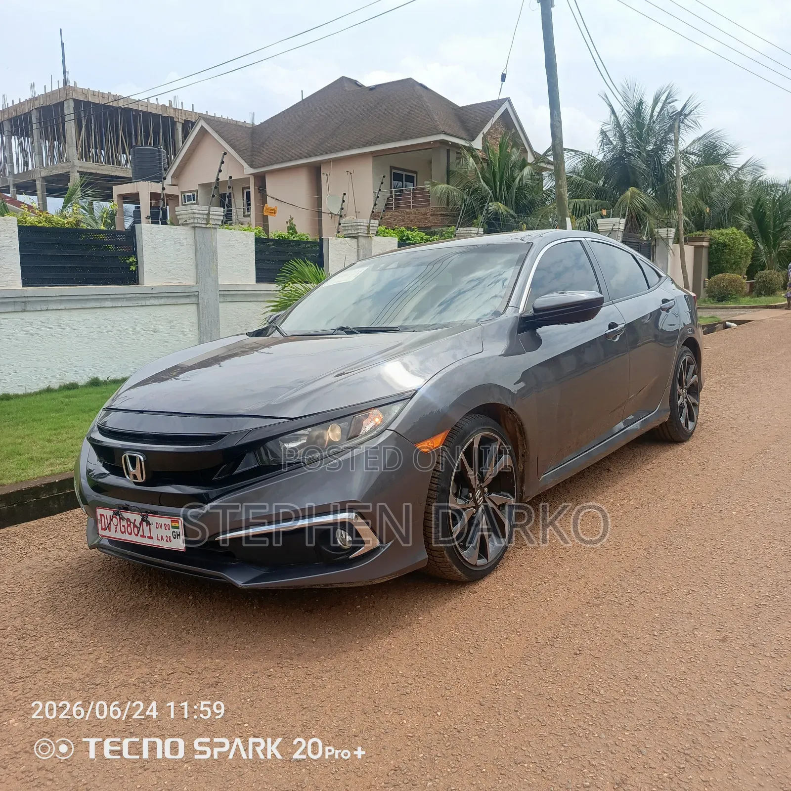 Honda Civic 2021 Gray