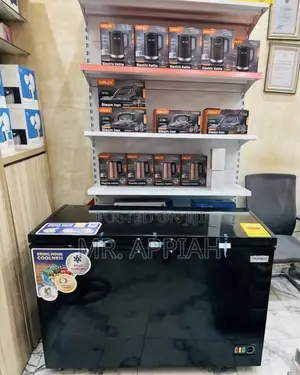 Quality Nasco 400l Nas475fl Chest Freezer With Glass Slide(Black) 