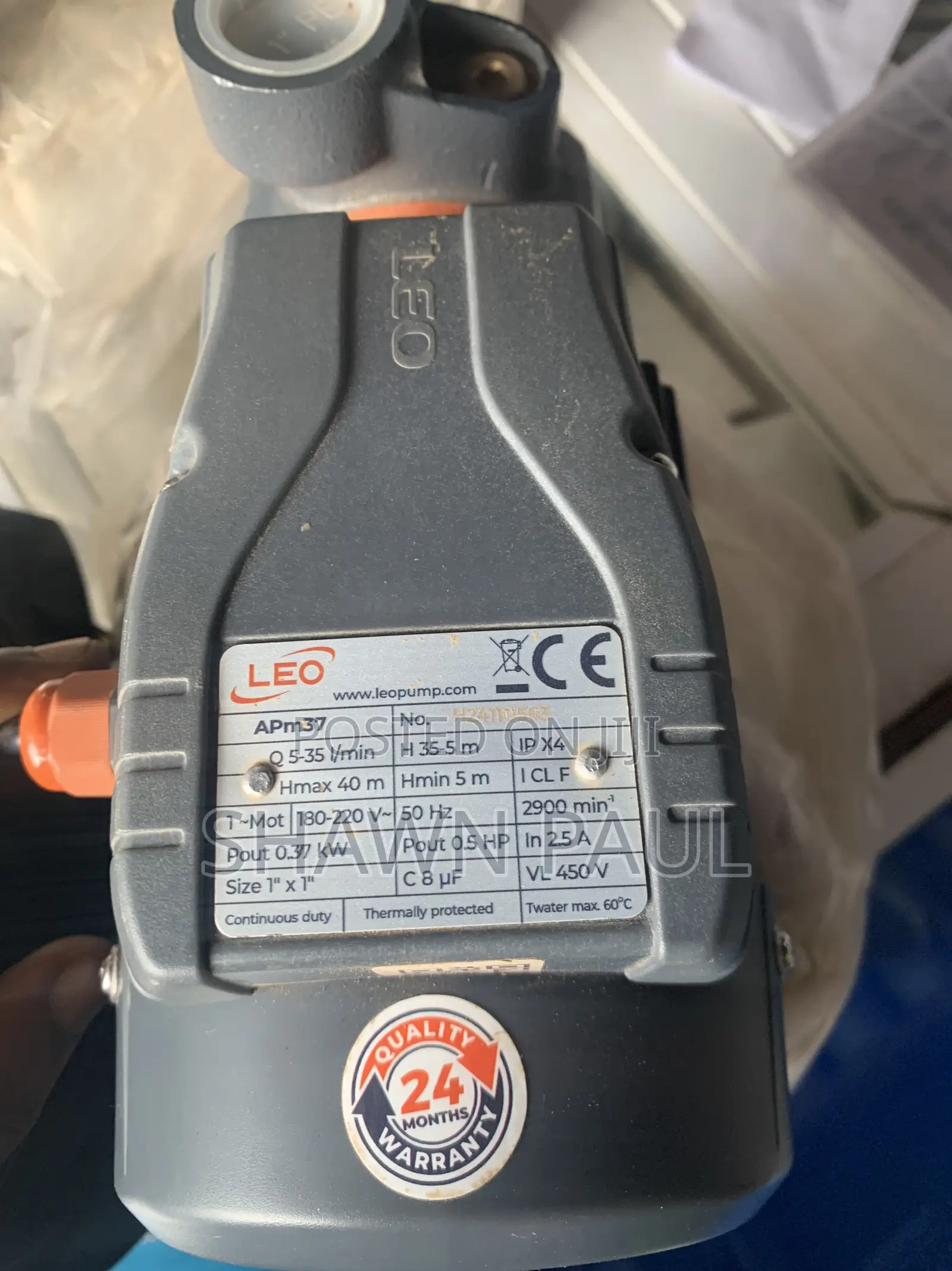Leo Apm37 Peripheral Water Pump (0.5hp)
