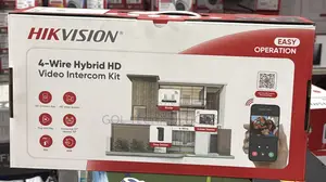 Hikvision 4-Wire Hybrid Hd Video Intercom Kit Ds-Kis313-P(B)