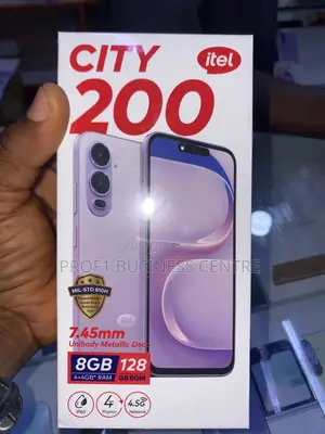 New Itel City 200 128 GB Black