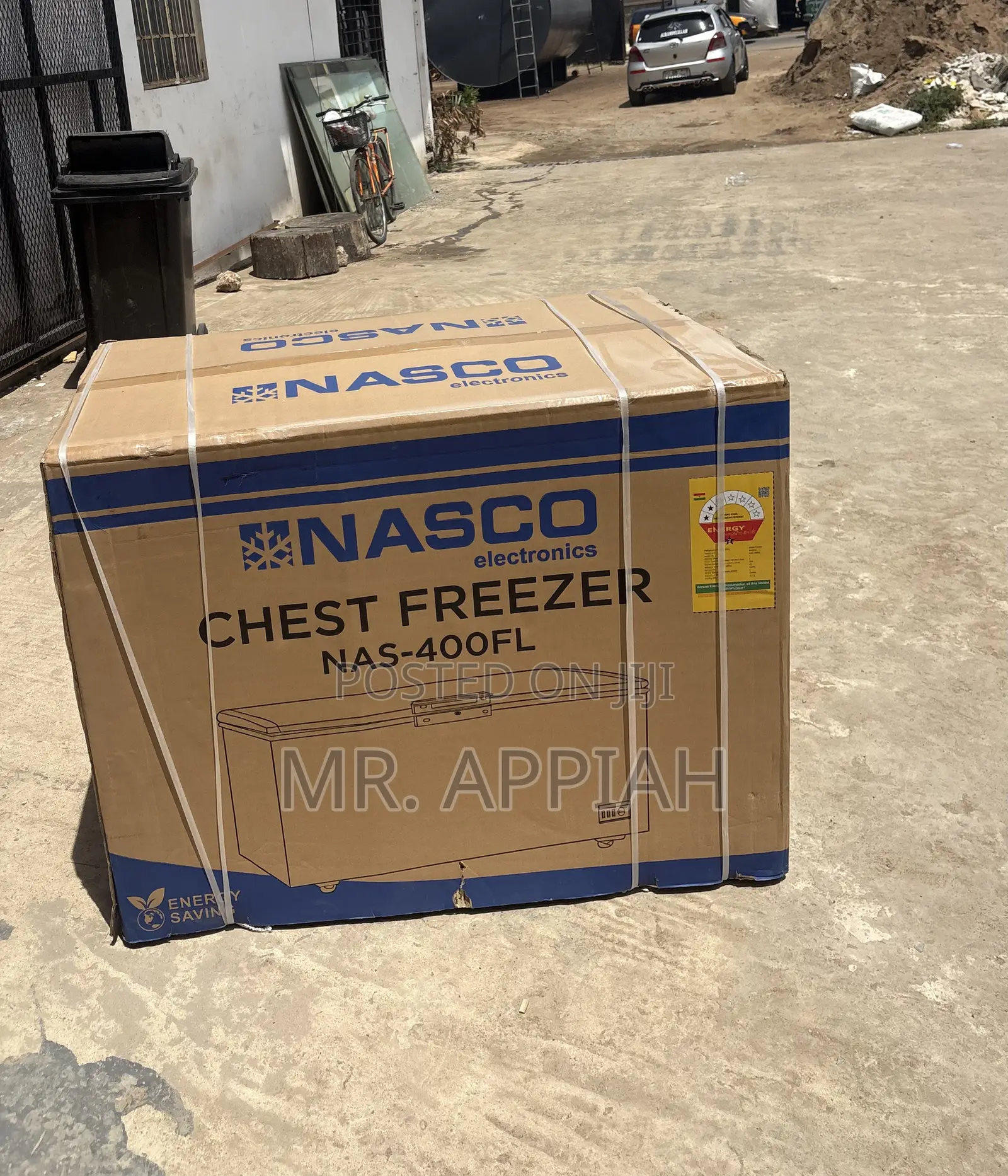 Extremely Adorable Nasco Single Door Chest Freezer(Gray).