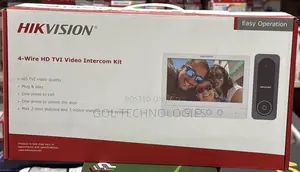 Hikvision 4-Wire Hd Tvi Video Intercom Kit Ds-Kis212(B)