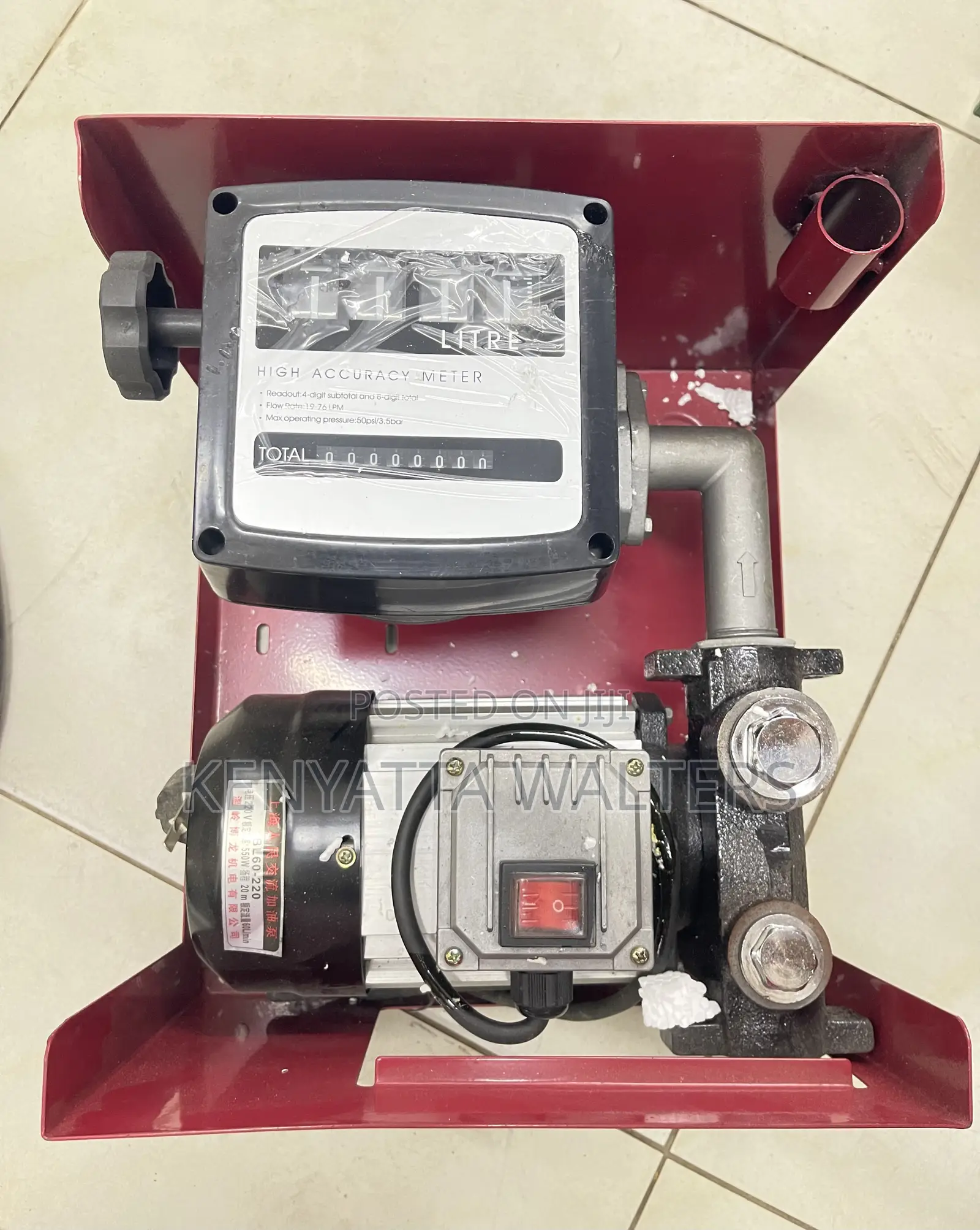 Diesel Pump 550w 220v Electric Diesel Pump Self-Priming 60l/Min