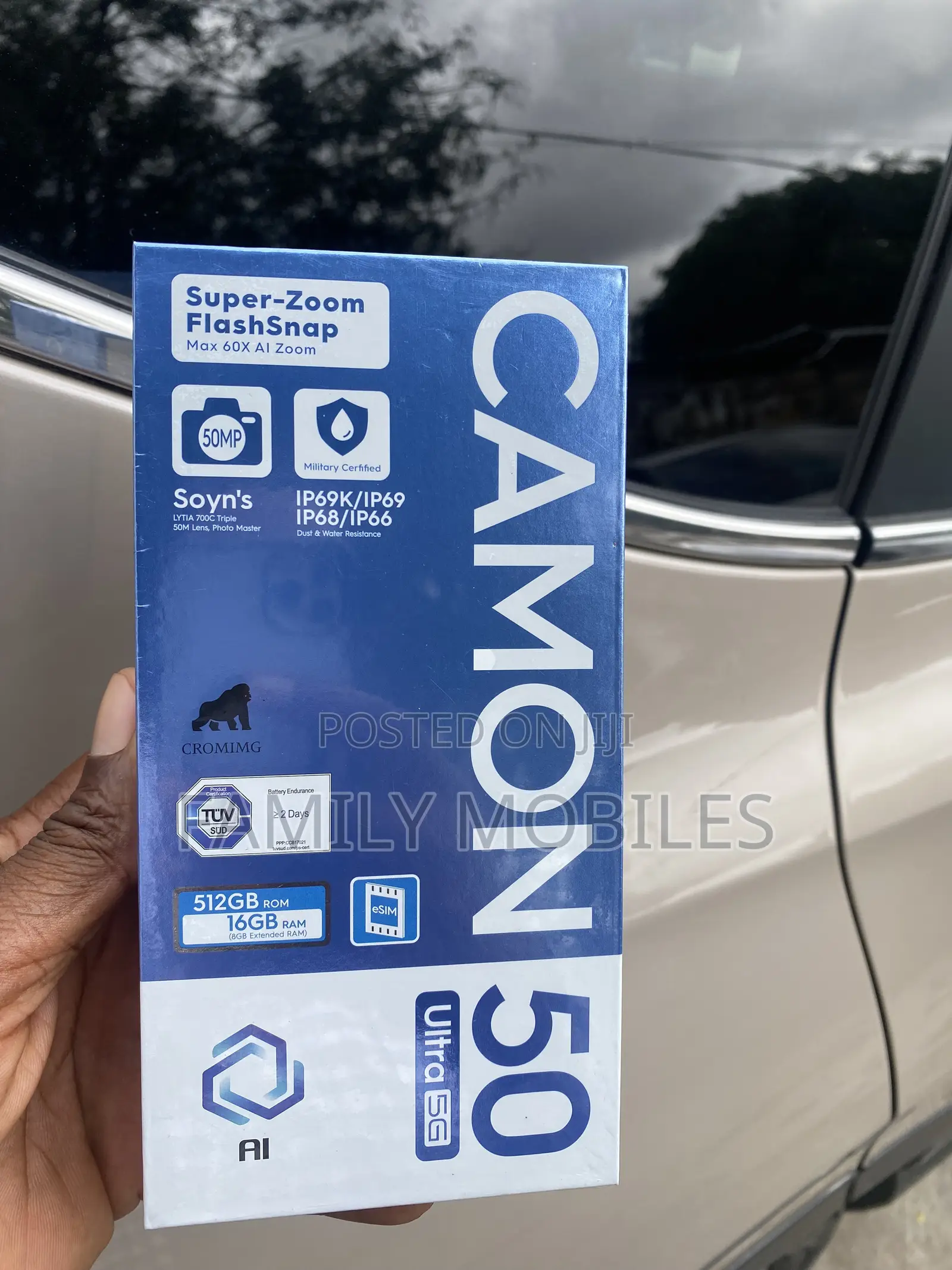 New Tecno Camon 50 Ultra 512 GB Black