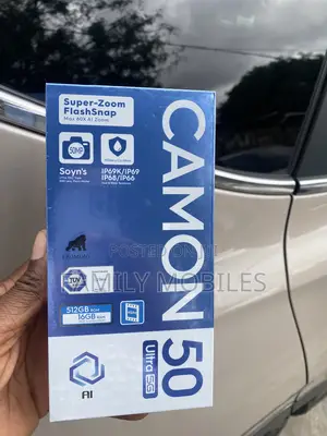 New Tecno Camon 50 Ultra 512 GB Black