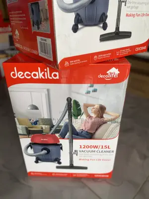 2in1 Decakila Vacuum Cleaner-Suck Dust+Water-15l Tank(1200w)