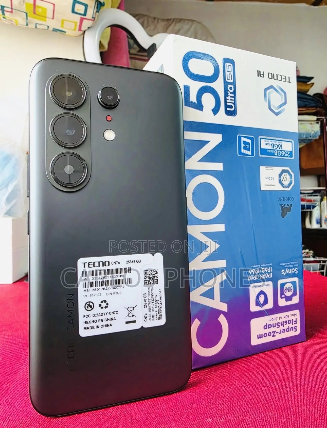 New Tecno Camon 50 Ultra 256 GB Black