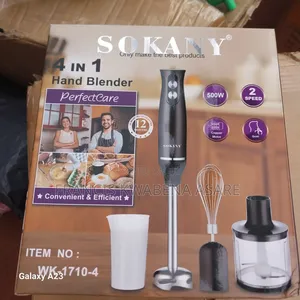 4 in 1 Hand Blender - Sokany